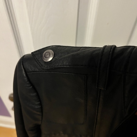 Moto Style Leather Jacket - Picture 8 of 8